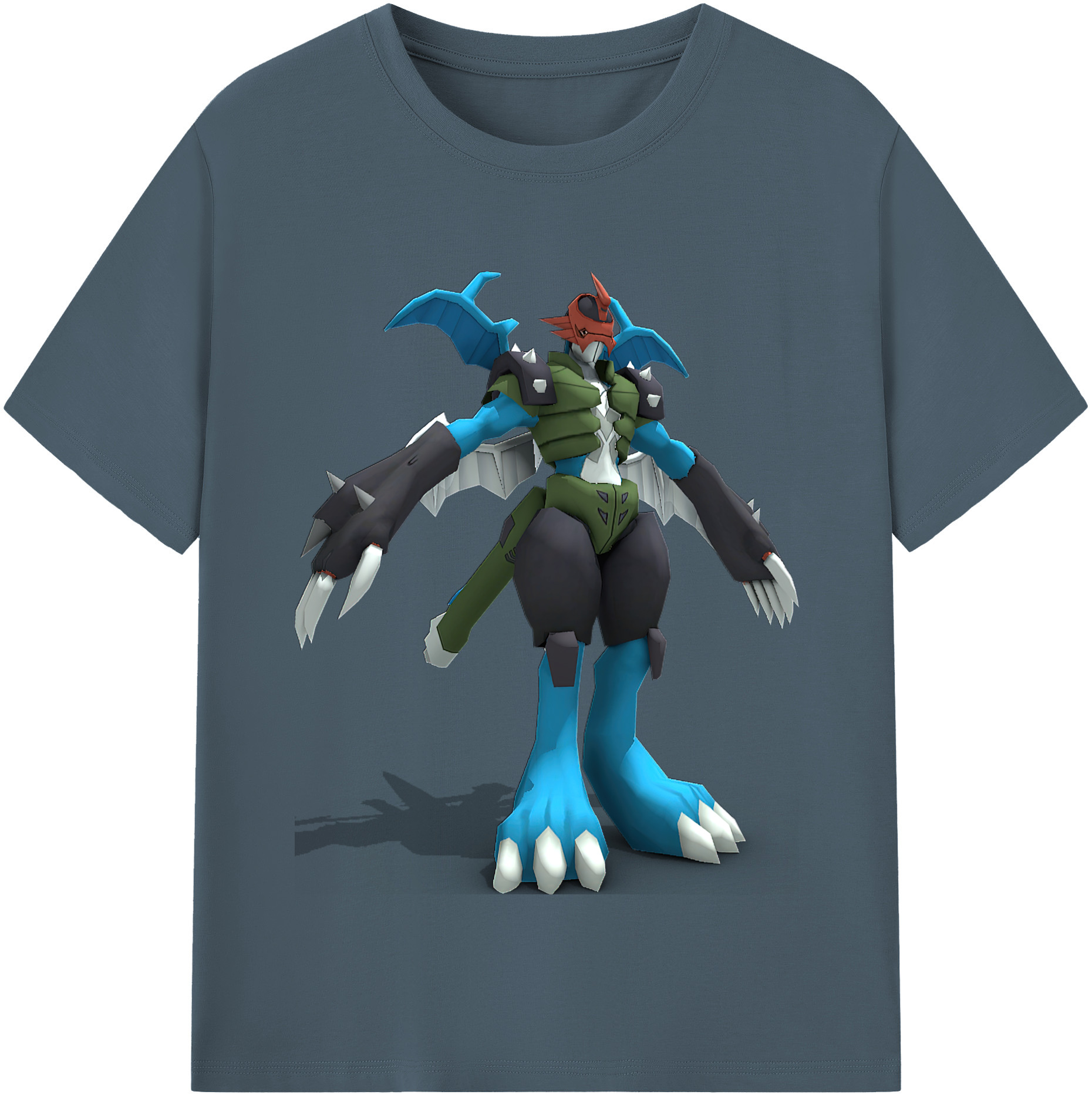 （画像用） Digimon デジタルモンスター/デジモン 綿100％半袖Tシャツ（フロントプリント）